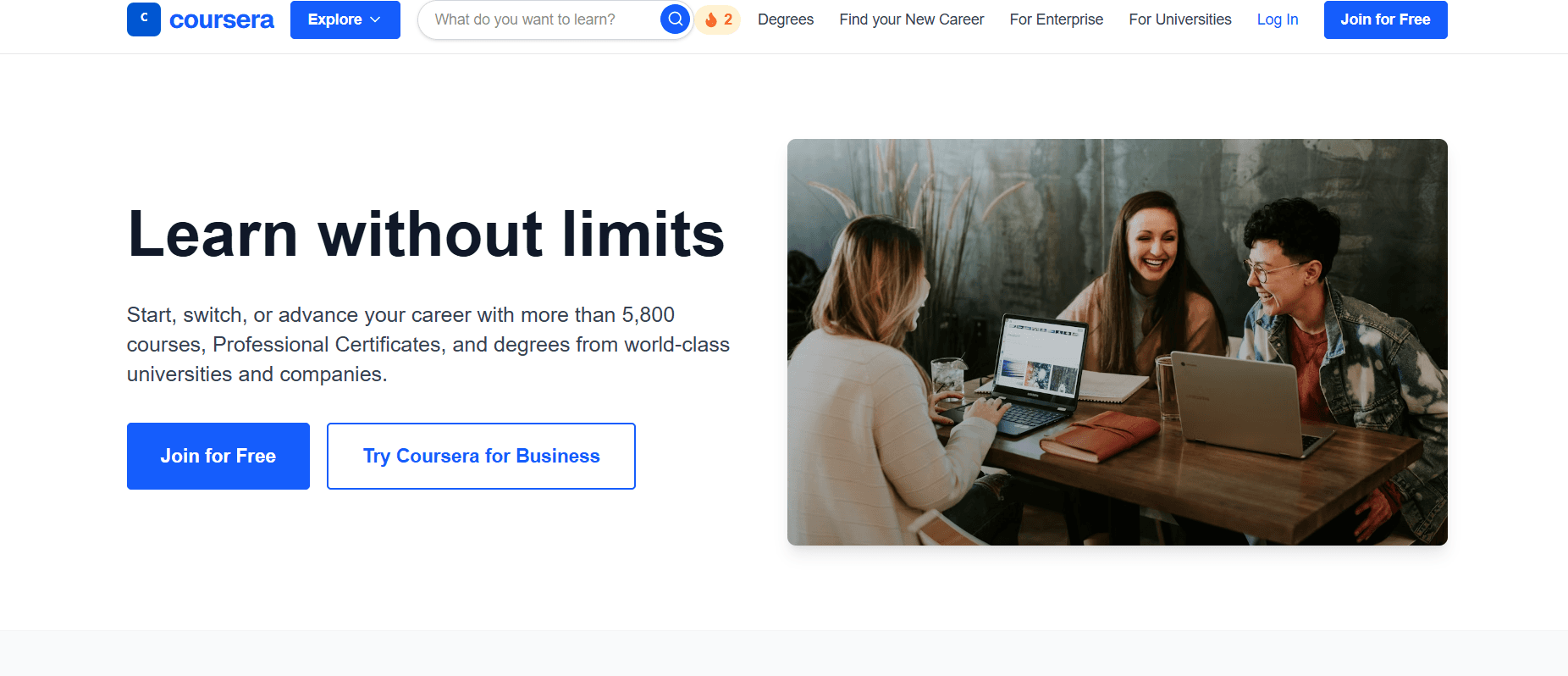 Coursera Inspired Platform