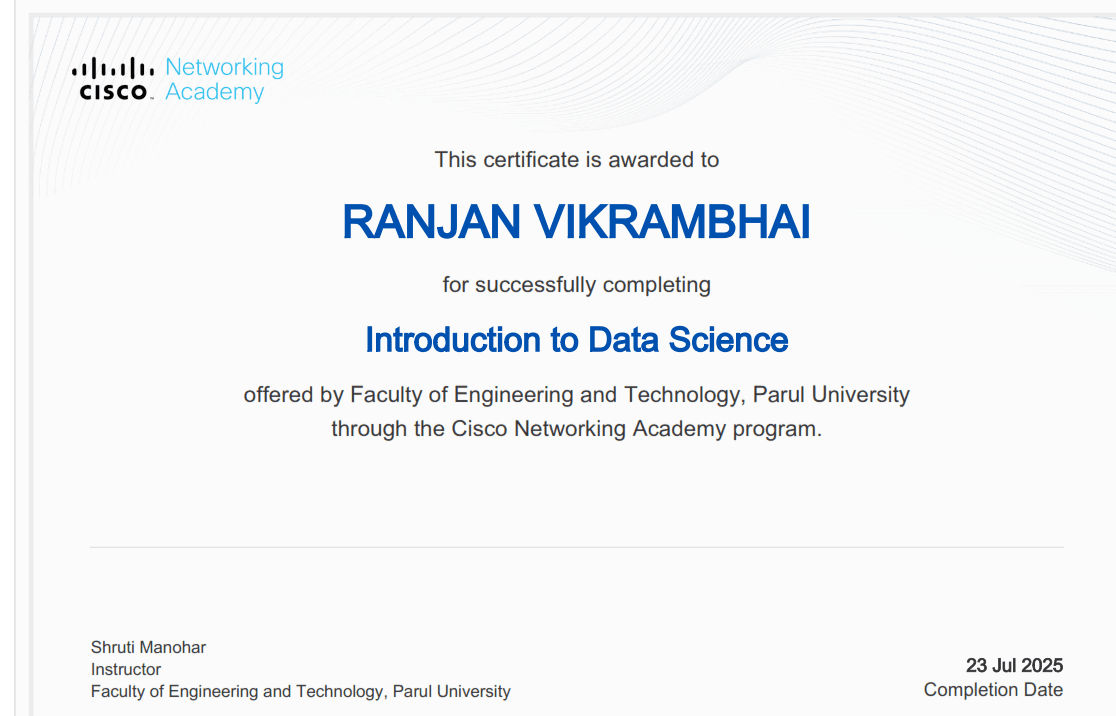 Introduction to Data Science